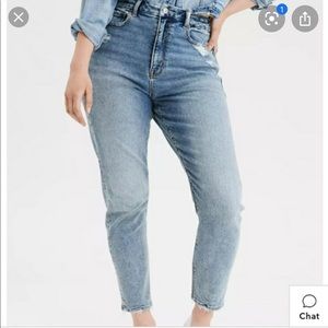 AE Stretch Curvy Mom Jeans